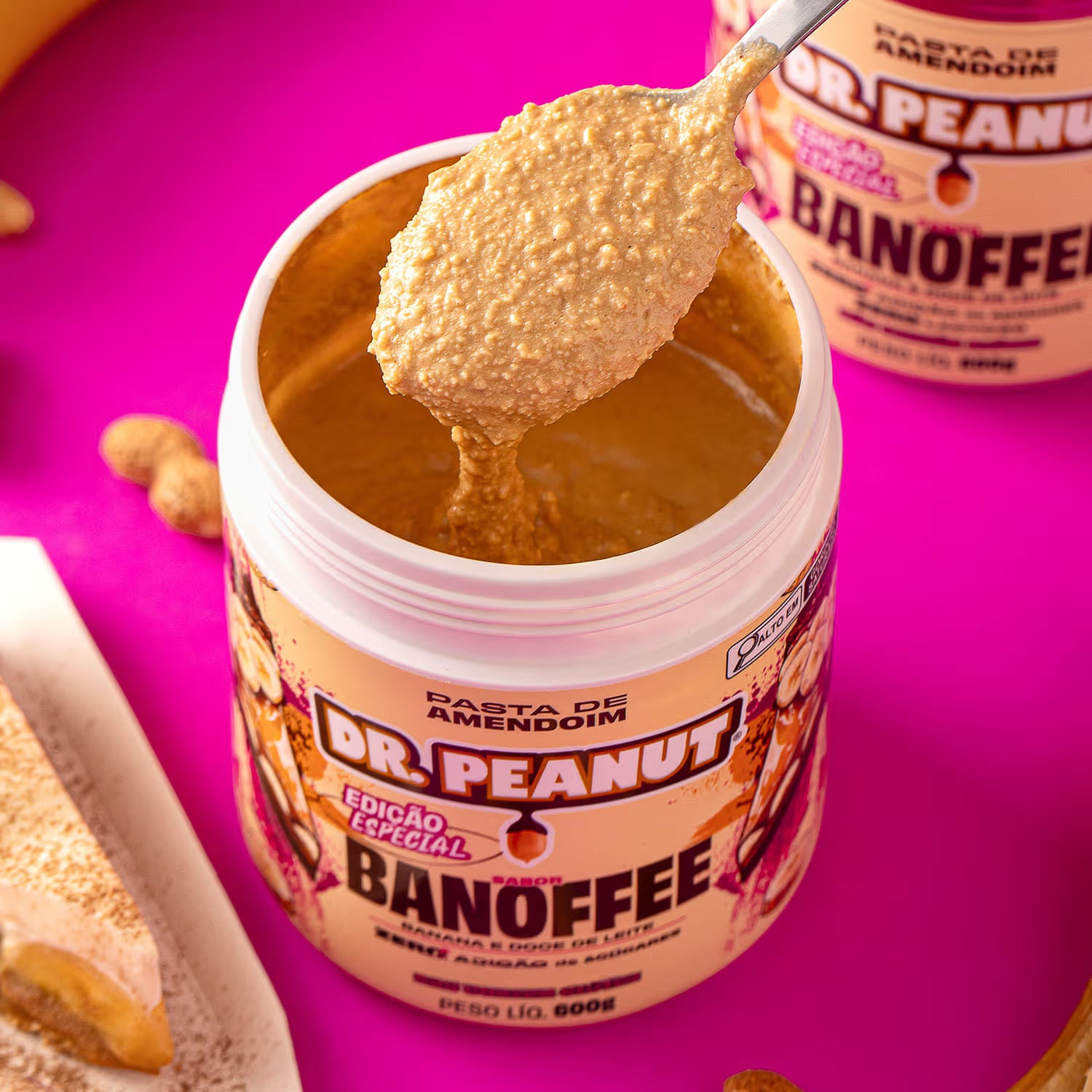 Pasta de amendoim sabor Banoffee - Uma edição especial irresistível 600g