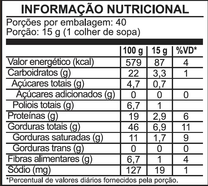 Pasta de amendoim sabor Brownie 600g