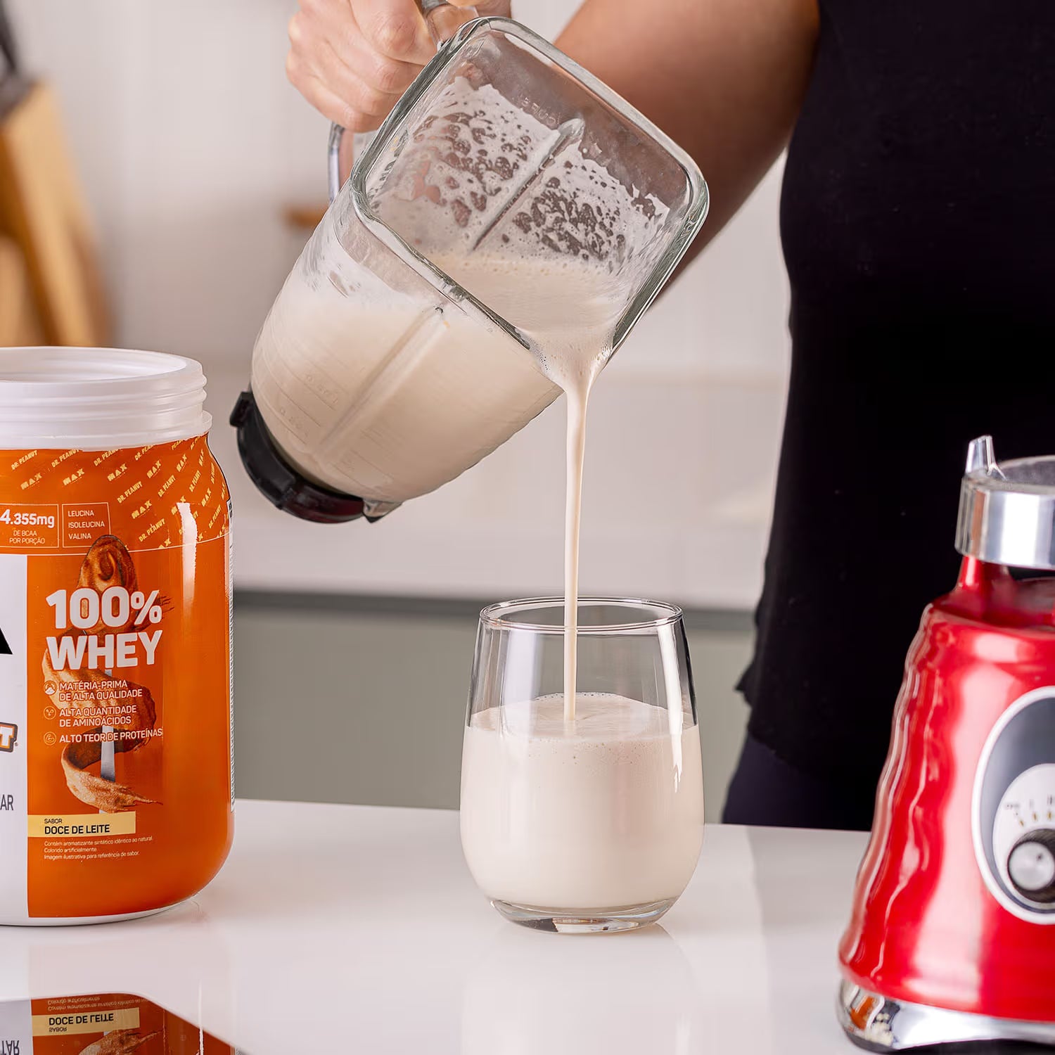 100% Whey 900g - Doce de Leite