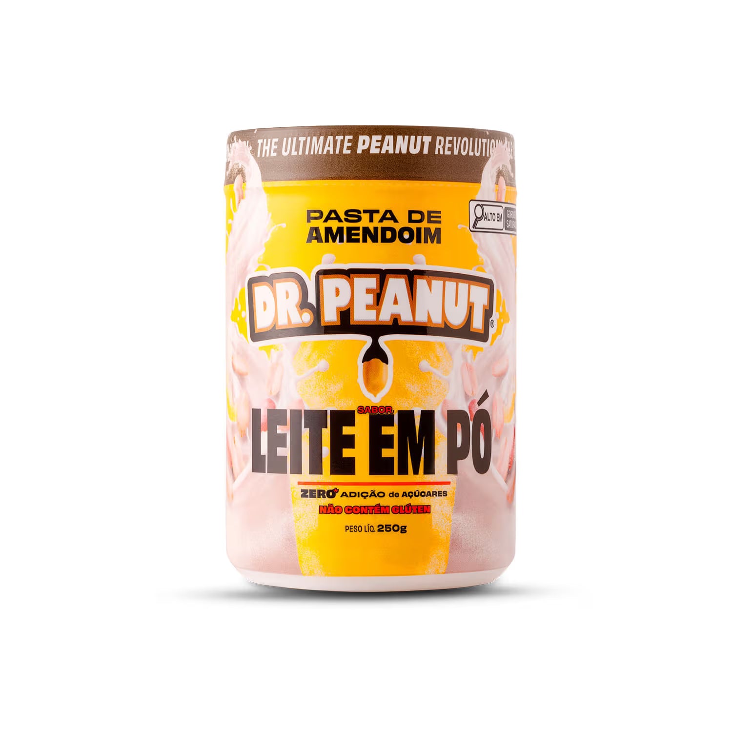 Pasta de amendoim sabor Leite em Pó 250g
